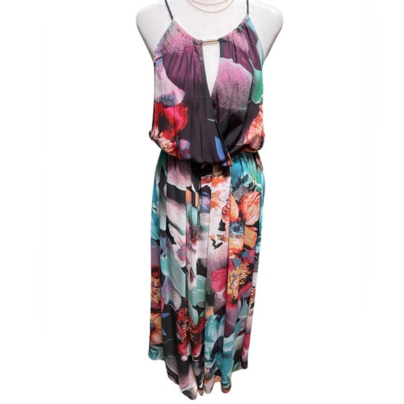 Gibson Latimer Dresses & Skirts - GIBSON LATIMER Floral Tropical Maxi Dress